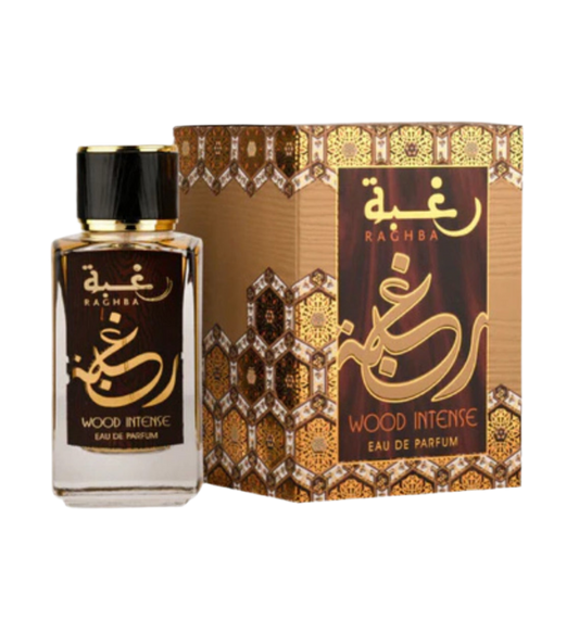 Raghba Wood Intense ,100ml Eau De Parfum